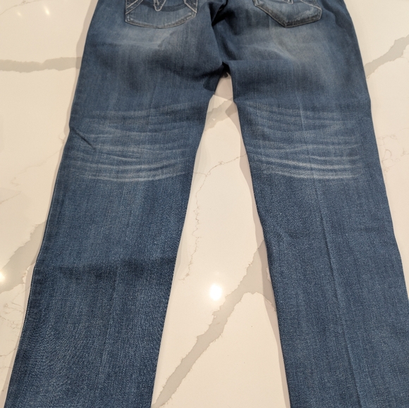 NY&C SLIM SLOUCH JEANS Excellent Condition Size 8 Dark Wash - Picture 5 of 10